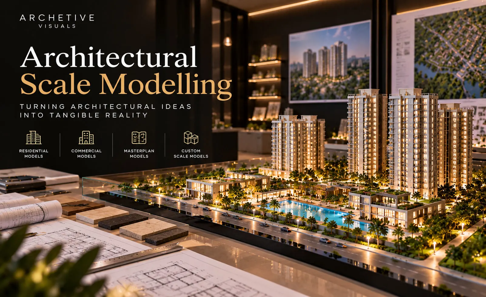 Architectural Scale Modelling Services by Archetive Visuals