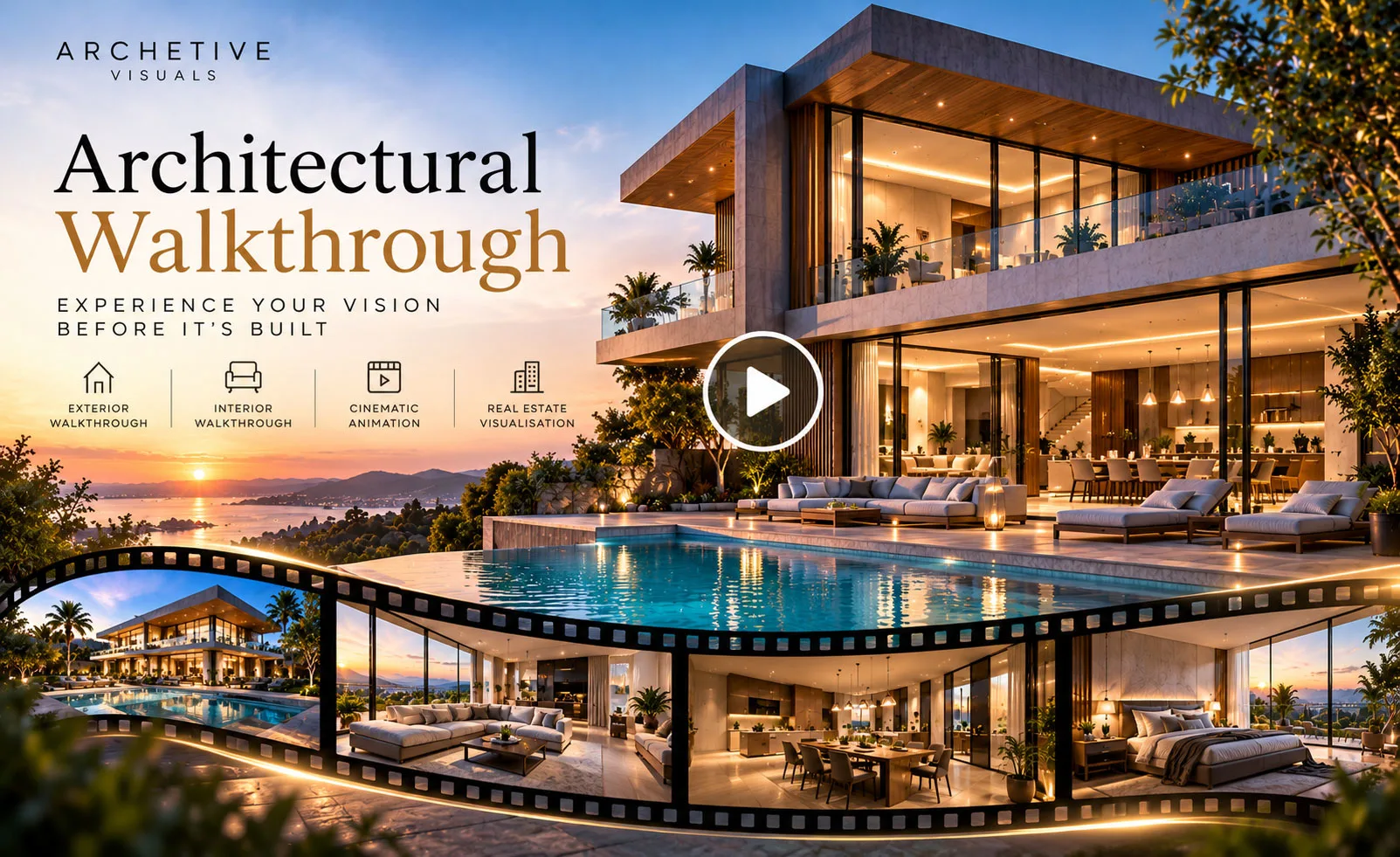 3D Architectural Walkthrough Services by Archetive Visuals